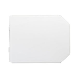 Couvre-siège de toilette Cesame Deco Shape 8 Basin Blanc 50,5 cm de longueur 37,5 cm de largeur - Product Image 1