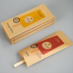 Phân hủy sinh học Popsicle Túi Ice Cream giấy <span class=keywords><strong>wrapper</strong></span> gói túi nhựa đông lạnh Lolly Pop Stick Túi - Product Image 2