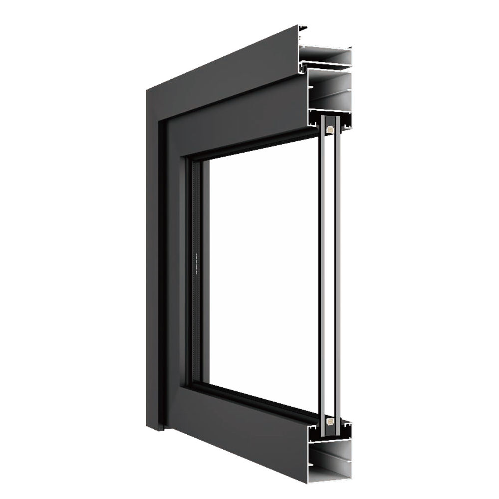 Verre trempé teinté avec grille anti-effraction sans cadre