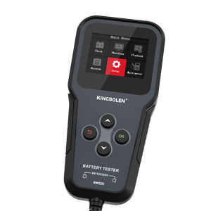 KINGBOLEN BM520 Probador Universal de Baterías de Coche 6V/12V/24V Multímetro con Certificación CE para Pruebas de Arranque, Carga y Ondulación - Product Image 3
