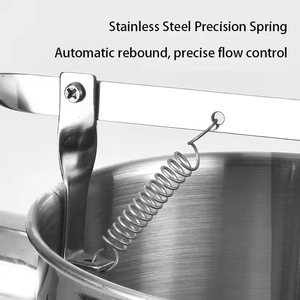 Wadah injeksi lilin baja tahan karat dapat diatur, corong mudah dioperasikan mesin pembuat lilin lilin besar - Product Image 4