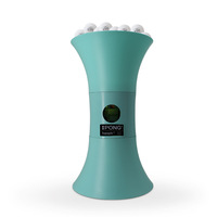 Machine à balles de tennis de table automatique IPONG I0 2G - Appareil d'entraînement portable professionnel pour la maison en ABS vert