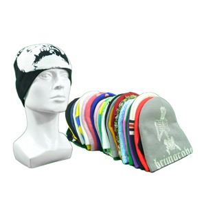 Ventes en gros de bonnets d'hiver en tricot acrylique unisexe avec logo personnalisé, jacquard, broderie 3D, style Y2K - Product Image 6