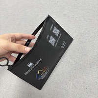 Sac à fermeture éclair étanche en PVC avec anneau de traction Emballage en plastique transparent pour coque de téléphone Sacs à zip-lock noirs givrés mats personnalisés