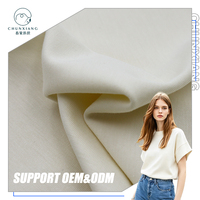 Tissu thermique souple 49%R 44%T 7%SP 160CM 240GSM pour vêtements de nuit, sous-vêtements pour temps froid, vêtements de sport pour enfants, tissu Air-layer lavé