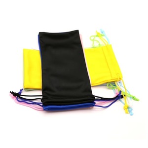 Luxury Custom Drawstring Jewelry Pouch with Superfine Fiber Security Feature Custom Logo for Necklaces & <b>Rings</b> Gift Packaging - Product Image 4