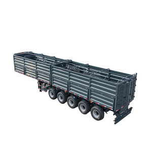 FEICHI Semi-<span class=keywords><strong>remorque</strong></span> benne basculante latérale 5 essieux avec <span class=keywords><strong>kit</strong></span> de benne hydraulique pour le transport de charbon, pierres de mine et sable, en promotion - Product Image 2