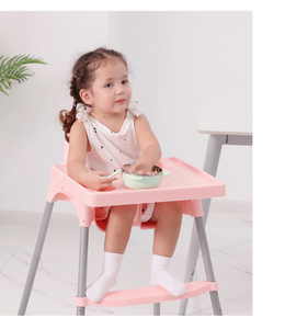 Ensemble 3-en-1 <span class=keywords><strong>Chaise</strong></span> <span class=keywords><strong>Haute</strong></span> de Salle à Manger en Plastique <span class=keywords><strong>pour</strong></span> Bébé, Sûre et Confortable <span class=keywords><strong>pour</strong></span> les Bébés de 0 à 12 Mois - Product Image 5