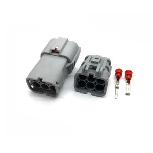 Connecteur de câblage ECU étanche à 6 broches MG640337 7222 748440 mâle et femelle PBT gris IP20 - Product Image 1