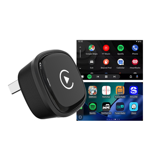 <b>Wireless</b> Carplay <b>Adapter</b> Usb A Dongle Spotify Music Car Play Android Auto Waze Sans Fil Portable Carlinkit Mini Ultra4 Aibox - Product Image 1