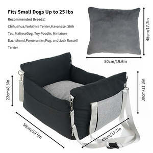 Cojín de Asiento de Coche para Perros, Portátil, Impermeable, Antiarañazos, con Funda Extraíble y Lavable, a <span class=keywords><strong>Precio</strong></span> Económico - Product Image 3