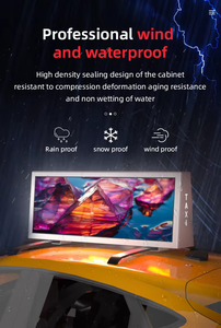 Pantalla LED para Techo de Taxi, Pantalla LED Electrónica de Doble Cara para Automóvil, Montada en <span class=keywords><strong>el</strong></span> Vehículo, para Exteriores, con 1 Año de Garantía, Panel LED - Product Image 5