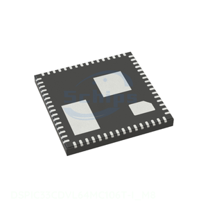 Composants électroniques embarqués 64 VFQFN à contacts apparents DSPIC33CDVL64MC106T-I_M8 Distributeur agréé - Product Image 1