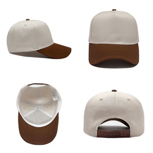 Wholesale Custom Classic A-Frame Two Tone 5-Panel Snapback Hat Lightweight Dad Golf Hat <b>Plain</b> Low-Profile Fit Baseball <b>Cap</b> - Product Image 2