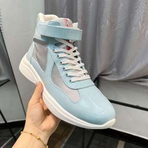 Chaussures de sport montantes rétro décontractées de luxe pour hommes, en cuir de marque, de haute qualité, respirantes, pour la course et la marche en extérieur - Product Image 6