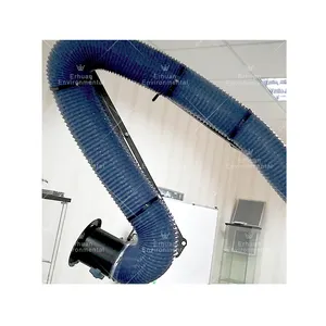 Industrial Professional flexible welding fume extraction arm with motor arm,dust smoke purifier removal system