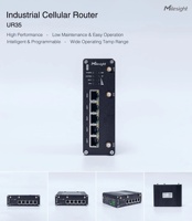 Milesight UR35 Industrial 4G LTE Cellular Router Dual Sim Embedded Python SDK para múltiples aplicaciones M2M/IoT