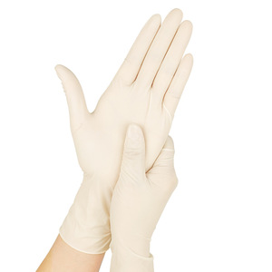 Blue Guard Thickened Latex <b>Gloves</b> Disposable Waterproof For Food Processing Hand Protection One-Time Use - Product Image 2