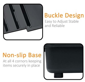 Mới Nhất Nâng Cấp Mở Rộng Lớn Nhà Bếp Ngăn Kéo Tổ Chức Đồ Dùng Tổ Chức Với 2 Có Thể Tháo Rời Con Dao Khối - Product Image 5