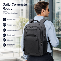 Mochila OEM Personalizable, Informal, de Negocios, Ligera, Duradera, para Hombre, Grande, Impermeable, para Viajes, para Portátil