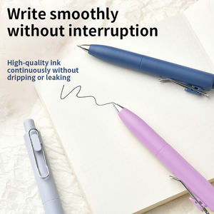 NANMU Anpassbare 0,5mm Hochwertige Morandi Druckknopf-Signatur-Gelschreiber für Büro, Schule, Niedliche Bedruckbare Logo-Schreibgeräte - Product Image 4