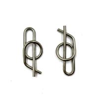 Foracing Sprint Car Auto Part Silver Stainless Steel Racing Retainer Clip 3/8" Jacobs Ladder Replacement New
