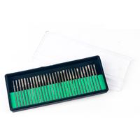 Lot de 30 fraises diamantées électroplaquées pour gravure, sculpture et polissage sur pierre, pour perceuse rotative