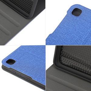 Motivo di tessuto Flip-Stand Shell custodia sottile per Tablet TPU <span class=keywords><strong>Cover</strong></span> posteriore Auto Sleep/Wake Up per Honor Pad 6 Huawei Pad X6 Smart <span class=keywords><strong>Cover</strong></span> - Product Image 2