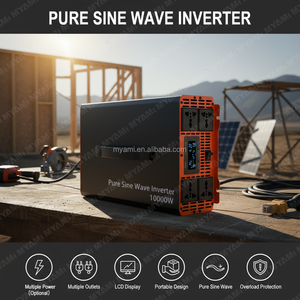 MYAMi Onduleur à Onde Sinusoïdale Pure Haute Efficacité 5Kw 3Kw 2kw 1kw DC 12V 24V 48V 72V AC 220V/110V pour Automobile/Maison/Camping-car - Product Image 2