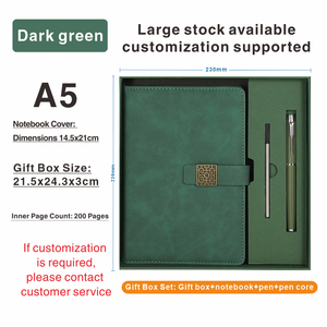 Set de Regalo de Cuaderno de Negocios con Logotipo Personalizable, Diario Creativo Personalizado, Set de Regalo de Cuaderno <span class=keywords><strong>A5</strong></span> con Hebilla - Product Image 4