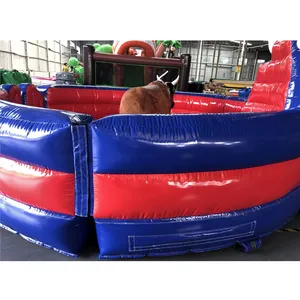 Chine Fabricant Gonflable Tauromachie Machine Rodeo <span class=keywords><strong>Mécanique</strong></span> Bull <span class=keywords><strong>Toro</strong></span> avec toboggan - Product Image 1