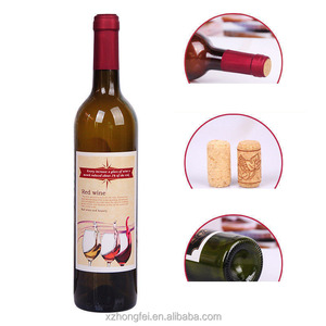 750ml rõ ràng Flint Glass <span class=keywords><strong>DIY</strong></span> rượu nhà Brew rỗng chai rượu vang Vòng Màu Xanh Lá Cây Ô Liu container với nút chai và whisky Màn hình in ấn - Product Image 5