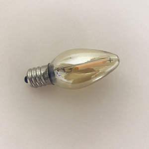 Ampoule LED E12 E14 à vis, petite, type bougie <span class=keywords><strong>Edison</strong></span>, C7, en cristal, blanc chaud, 0,6W 1W, veilleuse - Product Image 3