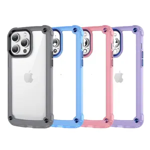 Armor Shockproof Case for iPhone 15 Pro Clear Back Mobile Phone Cover for iPhone 15 Ultra 15 Pro Max