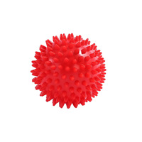 Balle de massage creuse en PVC à picots 7,5 cm 9 cm, rouleau de yoga pour pieds, thérapie par points de pression, acupression, relaxation musculaire myofasciale