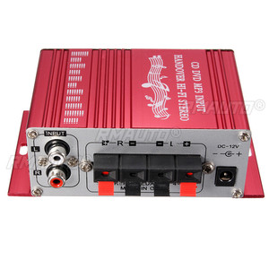 KROAK <b>Mini</b> 20w*20w HiFi Stereo Audio Amplifier AMP for Car MP3 FM Radio Boat 2 Channel Stereo DVD <b>Speaker</b> Blue Red - Product Image 5