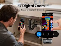 Kamera Termal 2026 P1 Resolusi 320*240 X³IR 600 ℃   Rentang Suhu Tinggi untuk Ponsel iPhone Android Thermal Imager Hvac Thermal Master