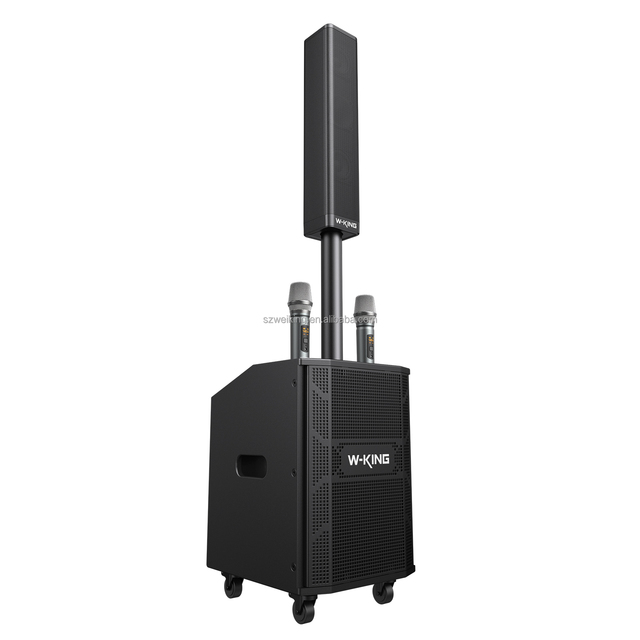 W-KING K22 Karaoke Portable Wireless PA for 5.4 Speaker with Detachable Sound Column Trolley 300-500W Output TWS Pairing