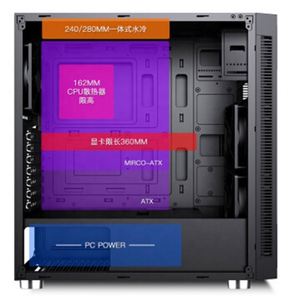 Fabricación barato gamer computadora de escritorio Core i7 i5 16GB Ram SSD HDD GTX 1060 6GB Tarjeta gráfica unidad de sistema personal PC de juegos - Product Image 4