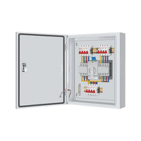 Armoire de distribution intérieure complète à double coupure avec alimentation double, équipement de contrôle de base pour l'ingénierie