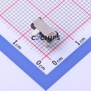 CL-SB-12C-12 Slide Switch Through hole Component (THT) Switch Single Pole Double Throw Rectangle Pin Header PC Pin 8.5mm - Product Image 1