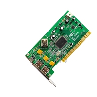 HF-1394Ai VER.1.1 Adaptateur hôte PCI FireWire 3+1 ports à profil bas, 2 ports, accessoires informatiques en stock