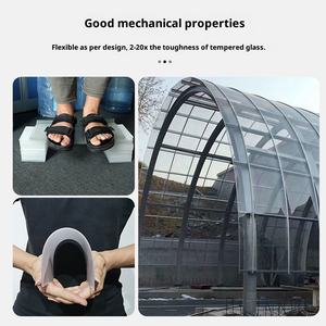 لوح تحمّل صلب PC شفاف للغاية لنقل الضوء 2/3/4/5 لوح تقطيع من البولي كاربونات المظلة المظلة - Product Image 3