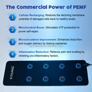 Tapete PEMF de Diseño Ergonómico Fitkang, Logotipo Personalizado, Onda Sinusoidal Pura, Almohadilla de Terapia de Bioresonancia, Fabricante ODM - Product Image 1