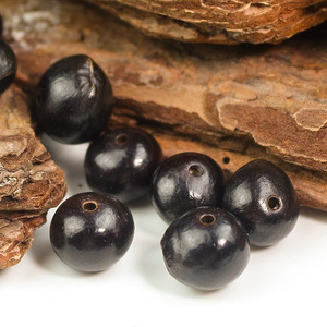 Soapberry Loose Beads 11-14MM Natural Stone <b>Ball</b> Shape With Holes For DIY <b>Bracelet</b> Buddhist Prayer Beads - Product Image 1