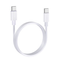 Kabel Data Tipe C ke Tipe C 60W 3A Grosir Pabrik 1M Male to Male