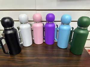 Set de Termos y Botellas de Fútbol 1.0L 1.2L con Tazas, Tarro de Almacenamiento para <span class=keywords><strong>Mate</strong></span>, Té y Café, Botella Tumbler con Pajita, Taza para Café, Vino y Té - Product Image 5