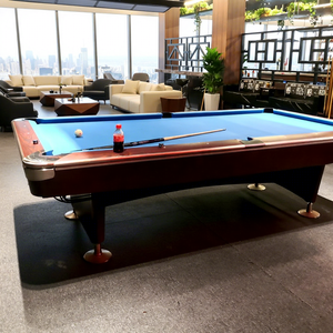 Billard Snooker Moderne 9 pieds en Cuir avec Rails en Bois Massif et Coussins en Ardoise, Vente Chaude d'Usine, Accessoires de Billard Gratuits pour le Vietnam - Product Image 3