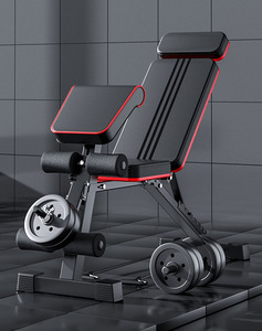 Factory Direct Commercial Modern Adjustable <b>Dumbbell</b> Bodybuilding Weight Foldable Multifunctional Flat Incline Press Sit-up Mach - Product Image 4