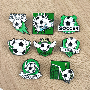 2026 Insignias Metálicas de Fútbol, Pin de Aleación de Zinc, Broche Esmaltado, Pins de Solapa Personalizados, Recuerdos para Aficionados y Souvenirs de Partidos de Fútbol Mundial - Product Image 4